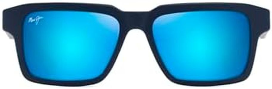 Maui Jim Unisex Kahiko Non-Polarised Sunglasses, Matte Dark Blue, 53 mm