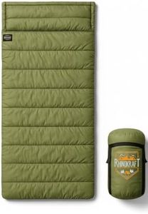 RhinoKraft Camping Sleeping Bag - 3 Season Warm & Cool Weather - Summer, Spring, Winter, Lightweight, for Adults & Kids - Camping Gear Equipment, Traveling and Outdoors