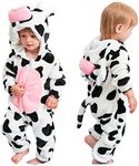 COOKY.D Newborn Infant Hooded Flann
