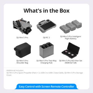 DJI Mini 5 Pro Drone Fly More Combo – Camera, Extra Batteries