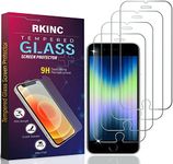 Screen Protector [4-Pack] for Iphone 7 Plus / 8 Plus, RKINC Tempered Glass Film Screen Protector, 0.33mm [LifetimeWarranty][Anti-Scratch][Anti-Shatter][Bubble-Free]