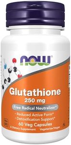 NOW Glutathione 250 mg,60 Veg Capsules