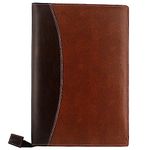 Asraw Professional PU Leather Multipurpose B4 Size Document Holder 20 Leafs Zipper File Folder Organizer for Certificates, Marksheets, Degrees, Interview Portfolio, Important Documents (Brown)