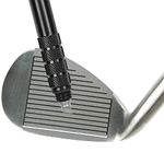 K & V Golf Golf Club Groove Cleaner & Sharpener Tool- Re-Grooving Cleaning Tool for All Irons & Wedges - Golf Club Cleaner for U & V-Grooves - Generate Optimal Backspin & Improve Ball Control