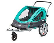 InStep Quick N EZ Double Bicycle Trailer, Teal