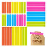 REDAMANCY 40 Pcs Food Clips, Coloured Food Bag Clips, Reusable Bag Clips for Food Storage, for Keeping Food Fresh, Sealing Packets, Freezer Bags