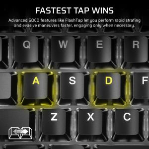 CORSAIR K70 MAX RGB Mechanical Gaming Keyboard – Customizable Lighting