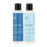 Best Life Curl Nourish Hydrating Hair Style Cream & Gel Set for Curly and Wavy Hair 200 ML