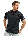 Merino Wool Polo Shirt Men - Anti-Odor 100% Merino Wool Shirts for Men Short Sleeve Breathable (Large, Charcoal Grey Polo)