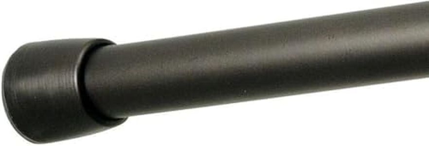InterDesign Cameo Small Shower Curtain Tension Rod, Bronze, 25-43 Inch