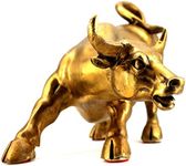 LIZIPAI Brass Bull Statue -Art Deco