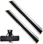 Carivia Wheelchair Ramp Adjustable from 3FT to 5FT,1Pair 60" L x 7.4" W Telescoping Wheelchair Ramp 600lbs,Portable Non-Skid Surface Handicap Ramp for Home Threshold Doorways Stairs Steps