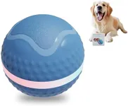 ciedaly Peppy Pet Ball for Dogs, Wicked Ball Interactive Dog Toy with LED Lights, Motion Activated Automatic Rolling Ball Toys for Medium/Large Dogs, USB Rechargeable