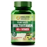 Himalayan Organics Plant Based Multivitamin Women 45+ | Enhances Immunity | Boosts Energy Levels | Supports Memory | Good For Hair & Skin - 120 Veg Tablets