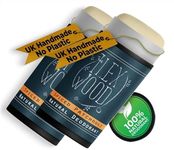 The Ilex Wood Natural Deodorant Stick, Pack of 2 (2 x 70ml) – Handmade in UK, Vegan, Plastic Free, Aluminium Salt & Alcohol Free, Eco Friendly Cardboard Tube – Spiced Patchouli (Spicy & Woody).