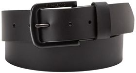 Levi's Men's Seine Metal Belt, Regular Black, 100 cm