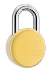 Godrej Locks I Navtal Ultra XL+I 4 Dimple Keys I Padlock for Main Door I Gate Lock I Tool Box,Shutters,Shops & Offices I Corrosion Resistant Shackle I Brass Material & Brass Finish | 1 Year Warrenty