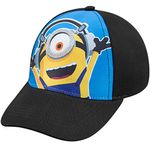 Minions boys Baseball, Black-blue, 2-4T