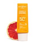 DOT & KEY Vitamin C + E Super Bright Sunscreen Spf 50 |Water-Light,UVA/UVB & Blue Light Protection|For Even Toned & Glowing Skin|With Liquid Spf 50+++| No White Cast| For All Skin Types| 80G,Pack Of 1