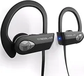 TREBLAB XR500 Bluetooth Running Headphones, IPX7 Waterproof, Noise Cancelling, Secure-Fit, Wireless Sport Earbuds with Mic