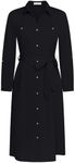 GRACE KARIN Women's Button Down Shirt Dress Casual Dress with Removable Belt Black XL
