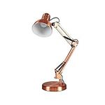 MiniSun Retro Designer Style Adjustable Brushed Copper Metal Bedside Desk Table Lamp