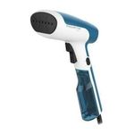 Rowenta Access Steam First DR6130 Vertical Steam Brush, 1300 W, 70 ml Tank, Removes Wrinkles, Odours and Disinfectant, Sensitive and Thick Clothing, 2.6 m, Blue White