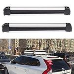 ECCPP Universal Ski/Snowboard Roof Rack,Ski Roof Carrier Fit Most Vehicles Equipped Cross Bars w/Key