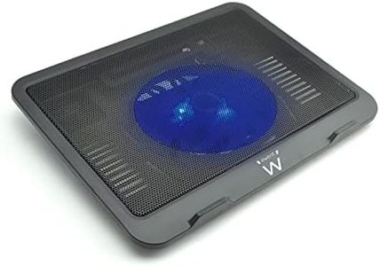 Ventola per PC Portatile e Laptop fino a 16" - Base di Raffreddamento Silenziosa, con Entrata USB Supplementare, Preserva la Durata del PC