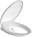 R&T V8902 Non-Electric Bidet Toilet Seat Elongated Self-Cleaning Dual Spray Nozzles for Rear & Feminine Wash