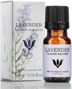 SANICULA Aceite Esencial Lavanda - Lavanda Aceite Esencial Puro y Orgánico al 100%, 10 ml Aceite de Lavanda | Destilado al Vapor Aceites Esenciales para Humidificador, Aceite Lavanda para la Piel