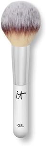 IT Cosmetics Heavenly Luxe Wand Ball Powder Brush #8 - For Face Powder Foundation - Poreless, Flawless Application - Soft Bristles