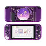 GeekShare Soft TPU Protective Case Slim Cover Case Compatible with Nintendo Switch and Joy-Con - Shock-Absorption and Anti-Scratch -Jellyfish Cat