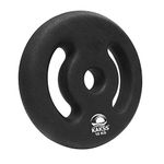 Kakss Solid Neoprene Coated Weight Plates 10X4=40KG (BLACK) (30 MM Center Hole) (Proudly Made in India)