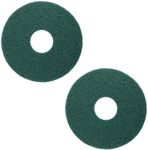 Penitue 2pcs 437.056 Cleaning Pad for Orbiter, 12in Green Floor Scrubber Buffer Polishing Pads Commercial Polish Replacement Cushion Compatible with Oreck 550mc Floor Machine