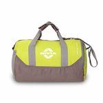 NIVIA Beast Gym Bag-4 Polyester/Unisex Gym Bags/Shoulder Bag for Men & Women with Separate Shoes Compartment/Carry Gym Accessories/Fitness Bag/Sports & Travel Bag/Sports Kit (Olive Green/Grey)