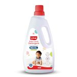 LuvLap Baby Laundry Detergent 1000ml, pH Balanced, No Harsh Chemicals, Safe For Mommy's Hands & Baby's Skin, Anti-Bacterial, Softens Clothes & Removes Stains & Odour, Dermatologically Tested, Liquid