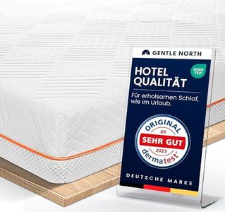 Hochwertiger Topper 180x200cm 7cm hoch - H3/H4 Matratzentopper mit weicher Gel-Memory- und stützender Komfortschicht - Ökotex 100 Zertifiziert - Bezug atmungsaktiv & waschbar