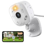 Ebitcam Outdoor WiFi Camera, CCTV Camera for Home, Waterproof, Motion & Sound Detection, Auto Alarm & Spotlight, 2-Way Audio,Color Night Vision, Alexa Enabled, Cloud & SD Card Support (Upto 512GB)