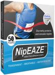 NipEaze - Value Pack - The Original Transparent Nip Protector - Nipple Chafing Prevention, Extra - 50 Pairs