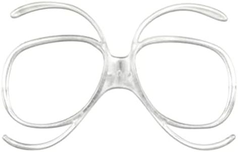 Wsrcxx Ski Goggles Rx Prescription Insert Optical Adaptor Flexible Bendable Universal Size Inner Frame Snowboard Goggle That Fits Inside Any Brand of Adult Snow Goggles. Unisex., transparent