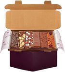 Simply Cake Co. - Favourites Mix (No Nuts) - 6 Piece - Delicious Selection - Homemade Brownies, Millionaire's Shortbread & Rocky Road - Gooey & Indulgent - Luxury Treats - Flavourful