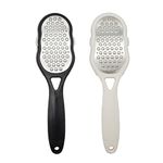 FOMIYES 2Pcs Foot Scrubber Foot Rasp Scrapers Dead Skin Remover Exfoliating Foot Skin Callus Remover Callus Scrub Pedicure Foot Care Tools