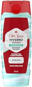Old Spice Men's Body Wash Moisturizing Hydro Wash Pure Sport Plus, 473 mL