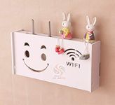 SS ARTS Engineered Wood Wall Mount Wifi Router Stand/Rack,10 Cm,18 Cm,30 Cm