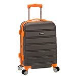 Rockland Melbourne Hardside Expandable Spinner Wheel Luggage, Charcoal, Carry-On 20-Inch, CHARCOAL, Carry-On 20", Melbourne Hardside Expandable Spinner Wheel Luggage