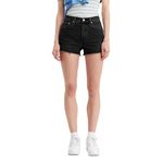 Levi's Women's 501 Original Shorts, Lunar Black, 27 (US 4)