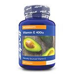 Vitamin E 400iu Supplement, 200 Softgel Capsules, Powerful Antioxidant, Protects Cells from Oxidative Stress, Supports Immune System, Over 6 Month Supply