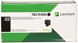 Lexmark LEX74C1HK0 Unison Original Cartridge-Black-EARtn Cartridge, F/CS720/725, 20, 000 Page Yield, BK Toner