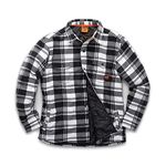 Scruffs Worker Padded Checked Shirt Black/White L (T55355)